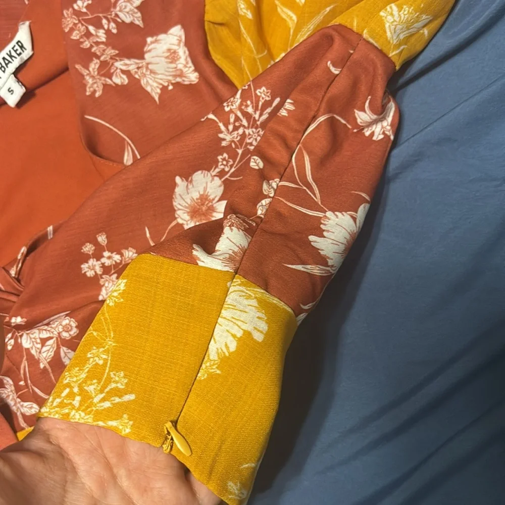 Bohemian Walter Baker Top  sz. S - Picture 4 of 5